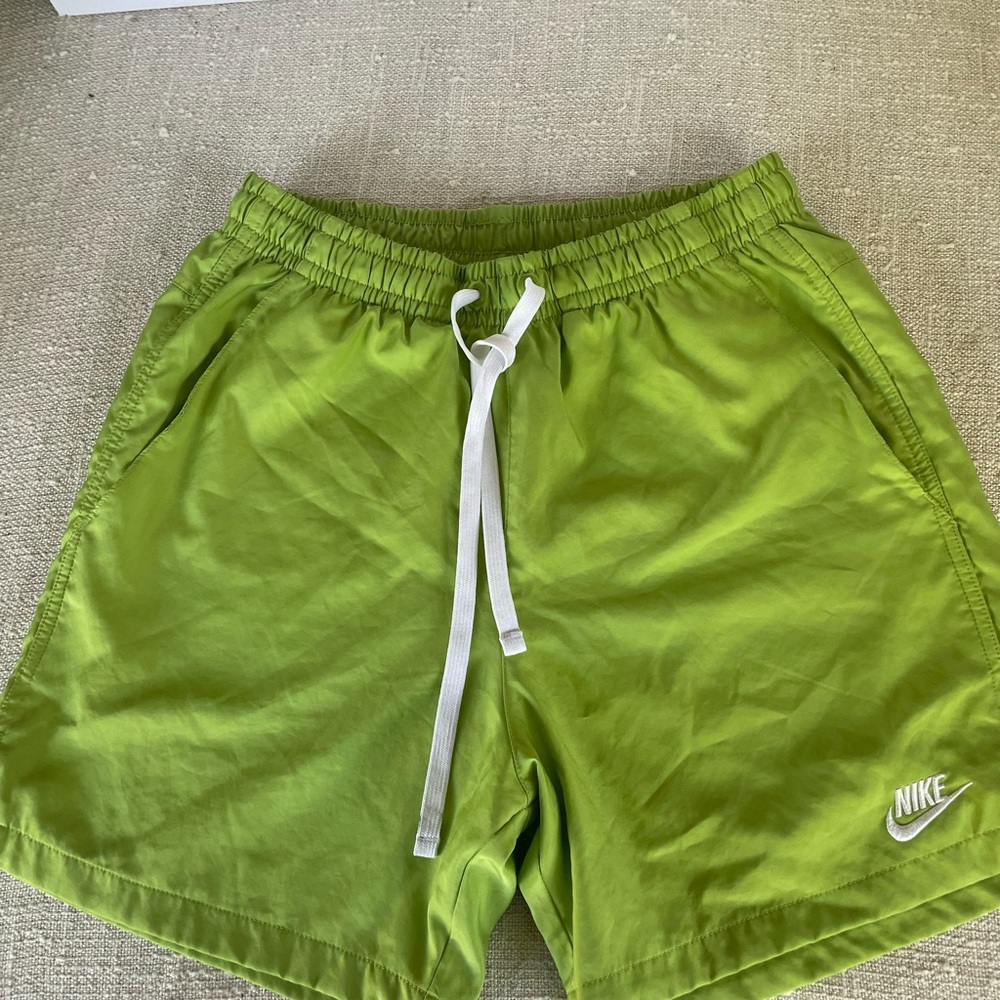 Nike Lime Green Sports Shorts